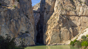 Brücke über die Guadalhorce-Schlucht bei El Chorro