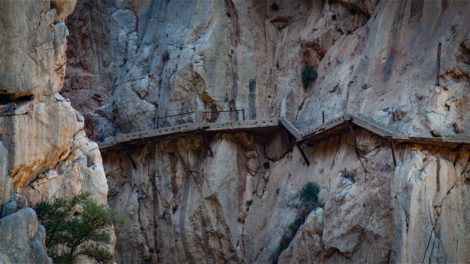 El «viejo» camino: el Caminito del Rey