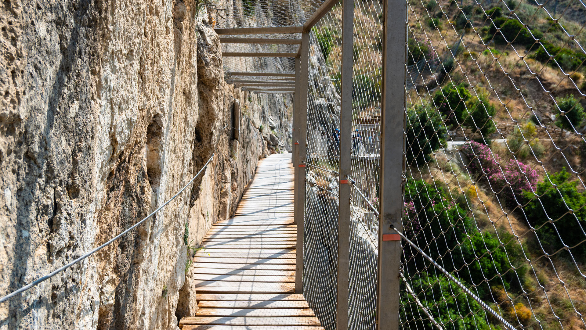 En el Caminito del Rey, la seguridad es una prioridad