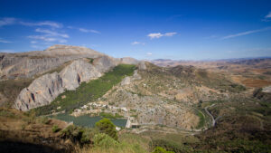 Stausee Pantano de El Chorro in Andalusien, Provinz Málaga